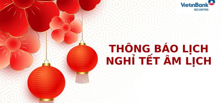 Thông báo nghỉ Tết Âm lịch